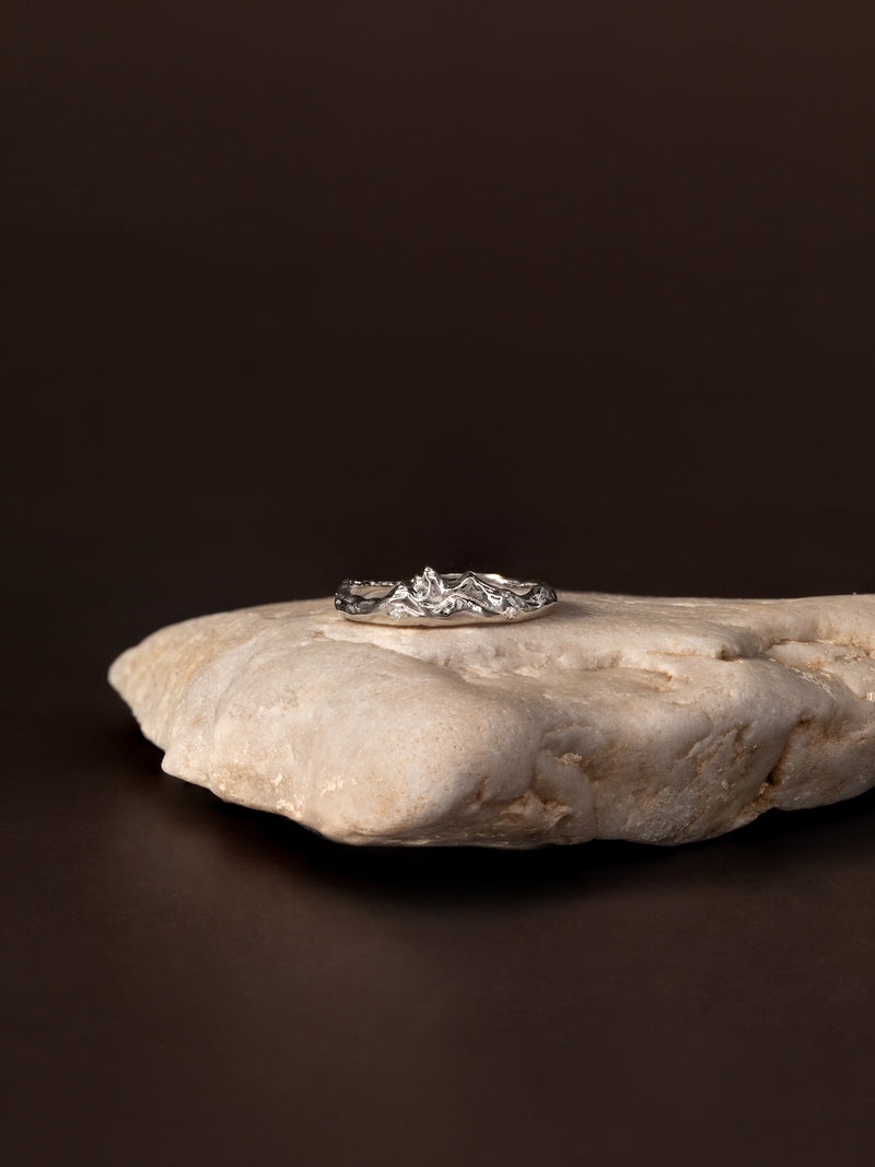 Silver Mountain Peak Ring