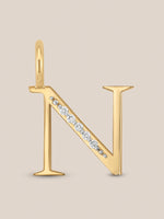 Diamond Initial Pendants