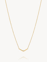 Single Diamond V Necklace