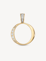 Diamond Initial Pendants