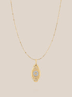 Initial Skipping Stone Pendant
