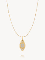 Initial Skipping Stone Pendant