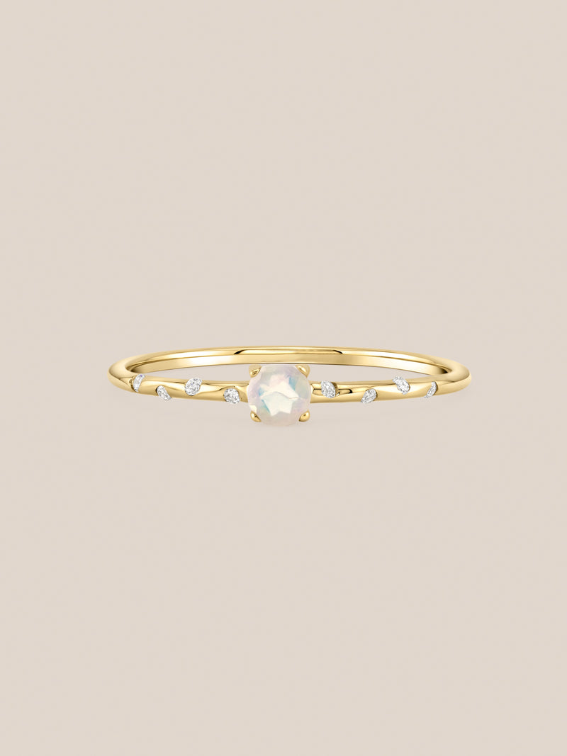 Starry Birthstone Ring