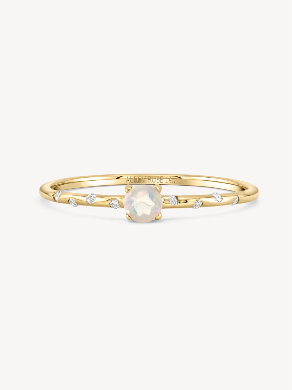 Starry Birthstone Rings 14K Yellow Gold | Audry Rose