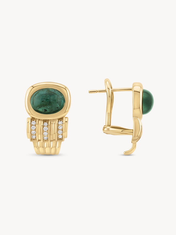Tourmaline Pillar Earrings