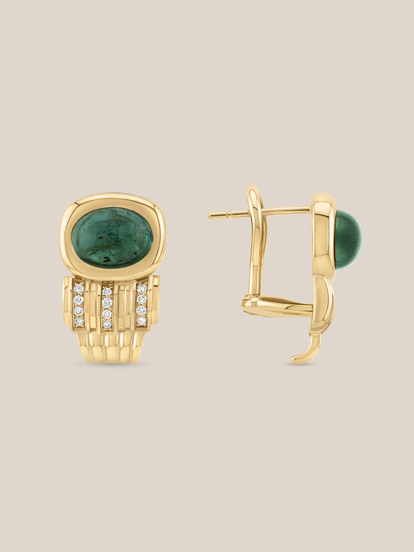 Tourmaline Pillar Earrings