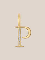 Diamond Initial Pendants
