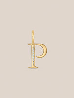Diamond Initial Pendants