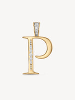 Diamond Initial Pendants