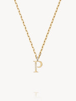 Diamond Initial Pendants