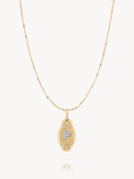 Initial Skipping Stone Pendant