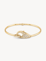 Pave Diamond Lock Bracelet