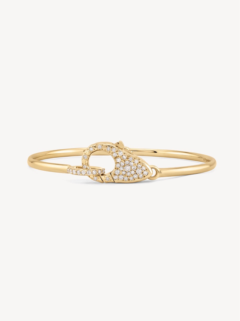 Diamond Lock Hinge Bracelet 14k Gold | Audry Rose