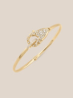 Pave Diamond Lock Bracelet