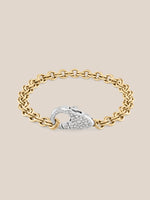 Rolo Chain Lock Bracelet