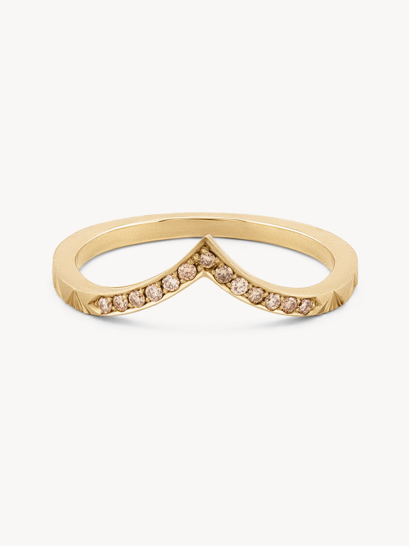 Peak Aurelia Champagne Diamond Band