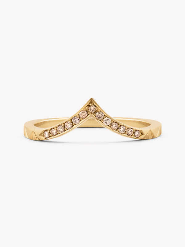 Peak Aurelia Champagne Diamond Band