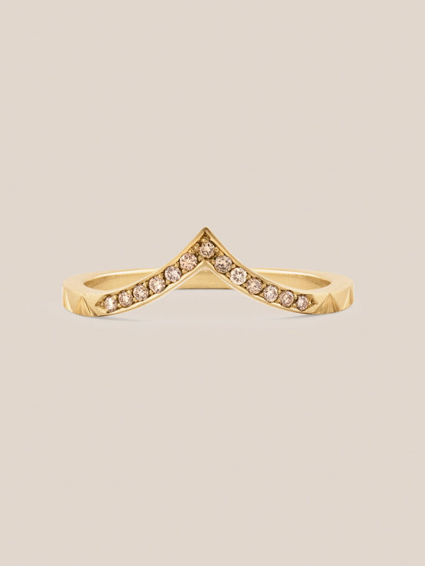 Peak Aurelia Champagne Diamond Band