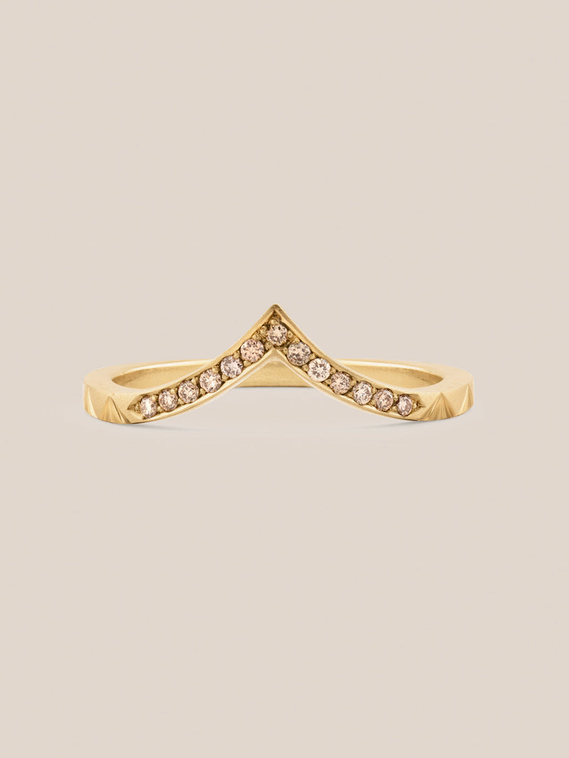 Peak Aurelia Champagne Diamond Band