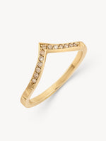 Peak Aurelia Champagne Diamond Band