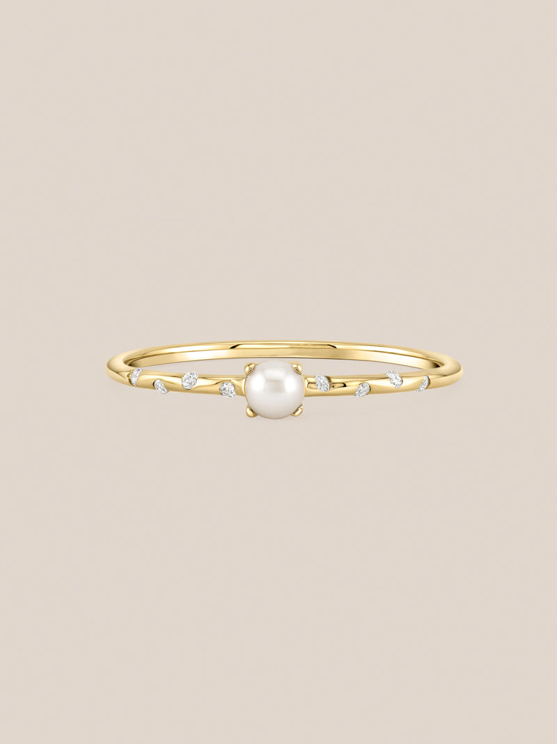Starry Birthstone Ring