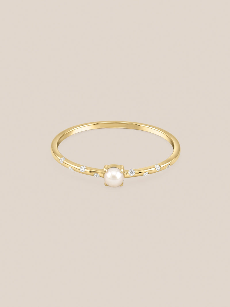 Starry Birthstone Ring