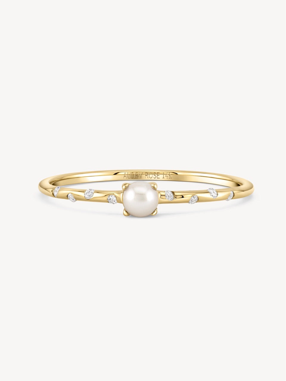 Starry Birthstone Rings 14K Yellow Gold | Audry Rose