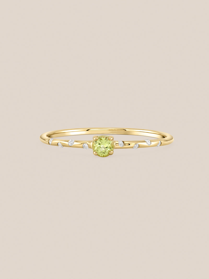Starry Birthstone Ring