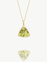 Trillion Gemstone Necklace