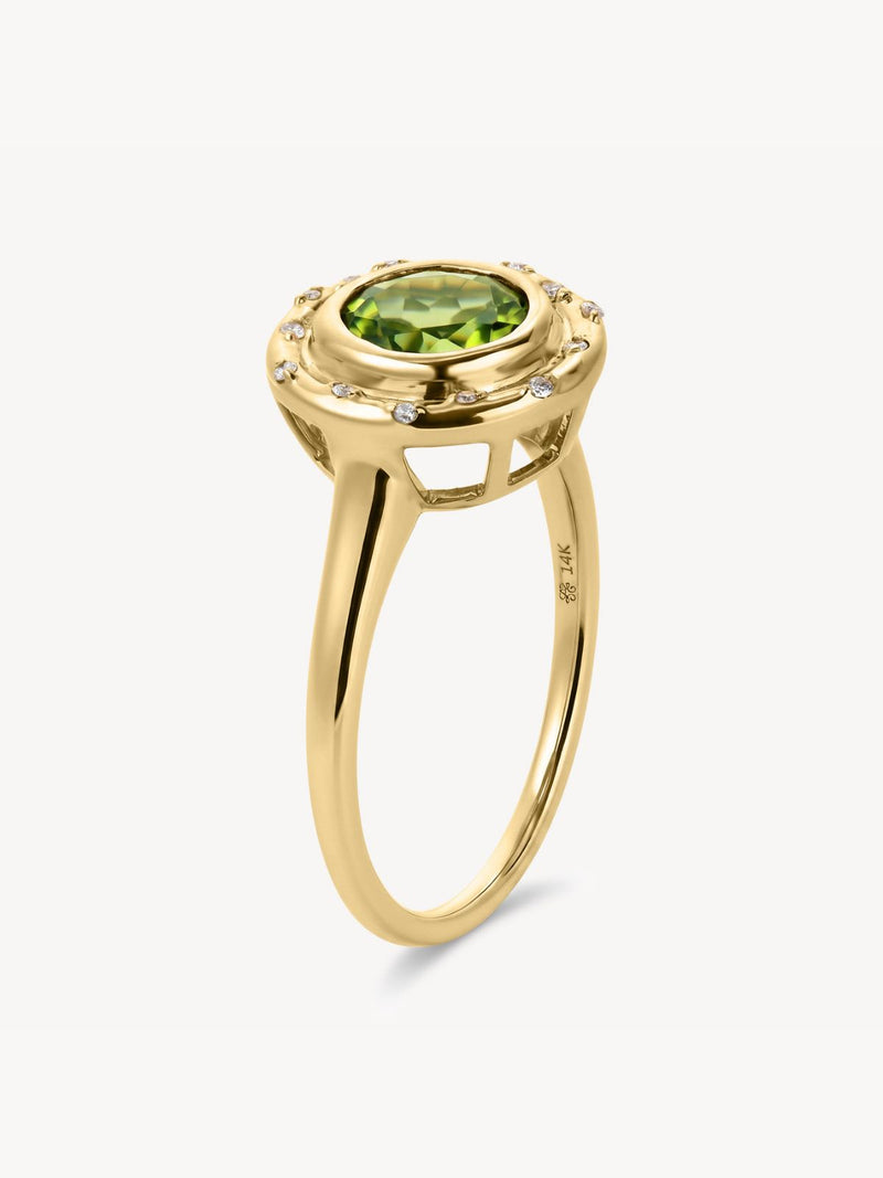 Peridot Spotlight Ring