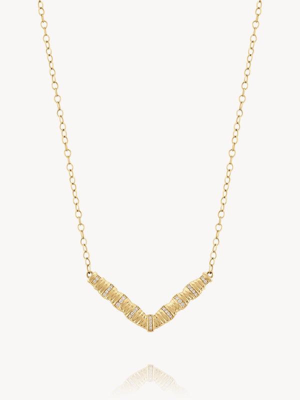 Diamond Pillar Necklace