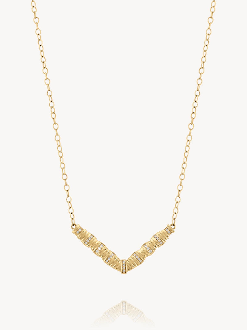 Diamond Pillar Necklace