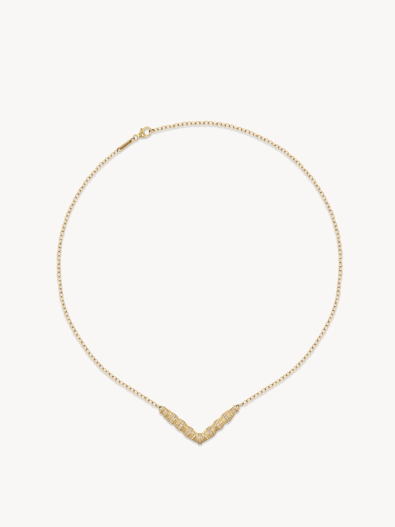 Diamond Pillar Necklace