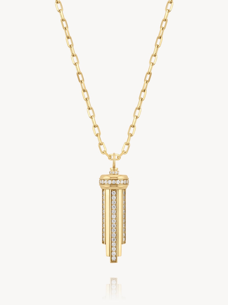 Diamond Pillar Pendant