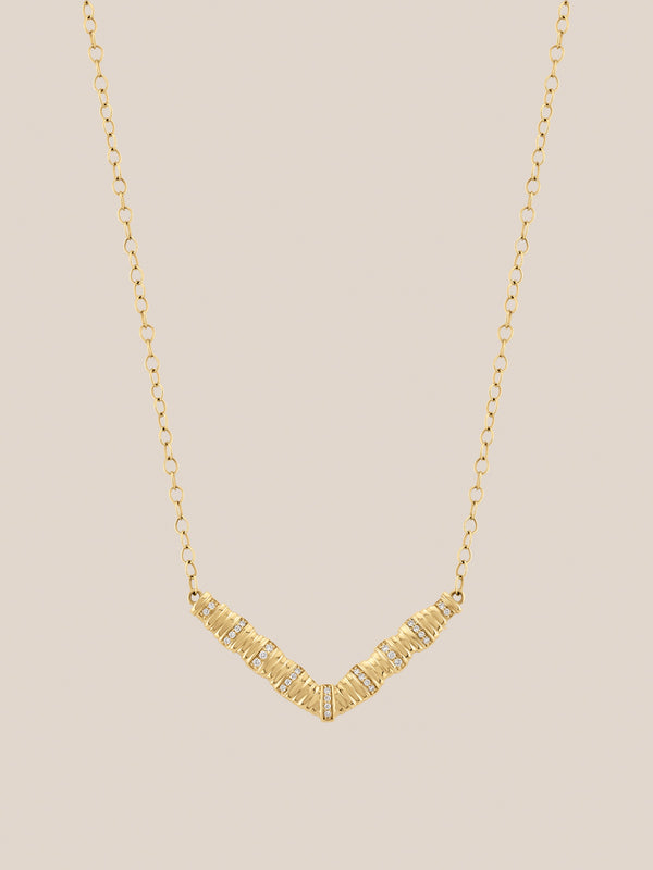 Diamond Pillar Necklace