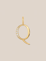 Diamond Initial Pendants