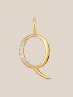 Diamond Initial Pendants