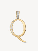 Diamond Initial Pendants