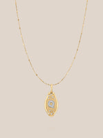 Initial Skipping Stone Pendant