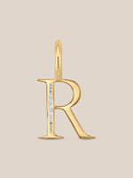 Diamond Initial Pendants