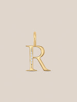 Diamond Initial Pendants
