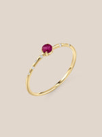 Starry Birthstone Ring