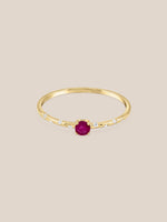 Starry Birthstone Ring