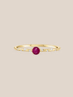 Starry Birthstone Ring
