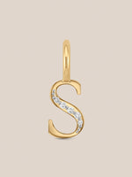 Diamond Initial Pendants