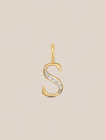 Diamond Initial Pendants