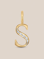 Diamond Initial Pendants