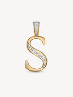 Diamond Initial Pendants
