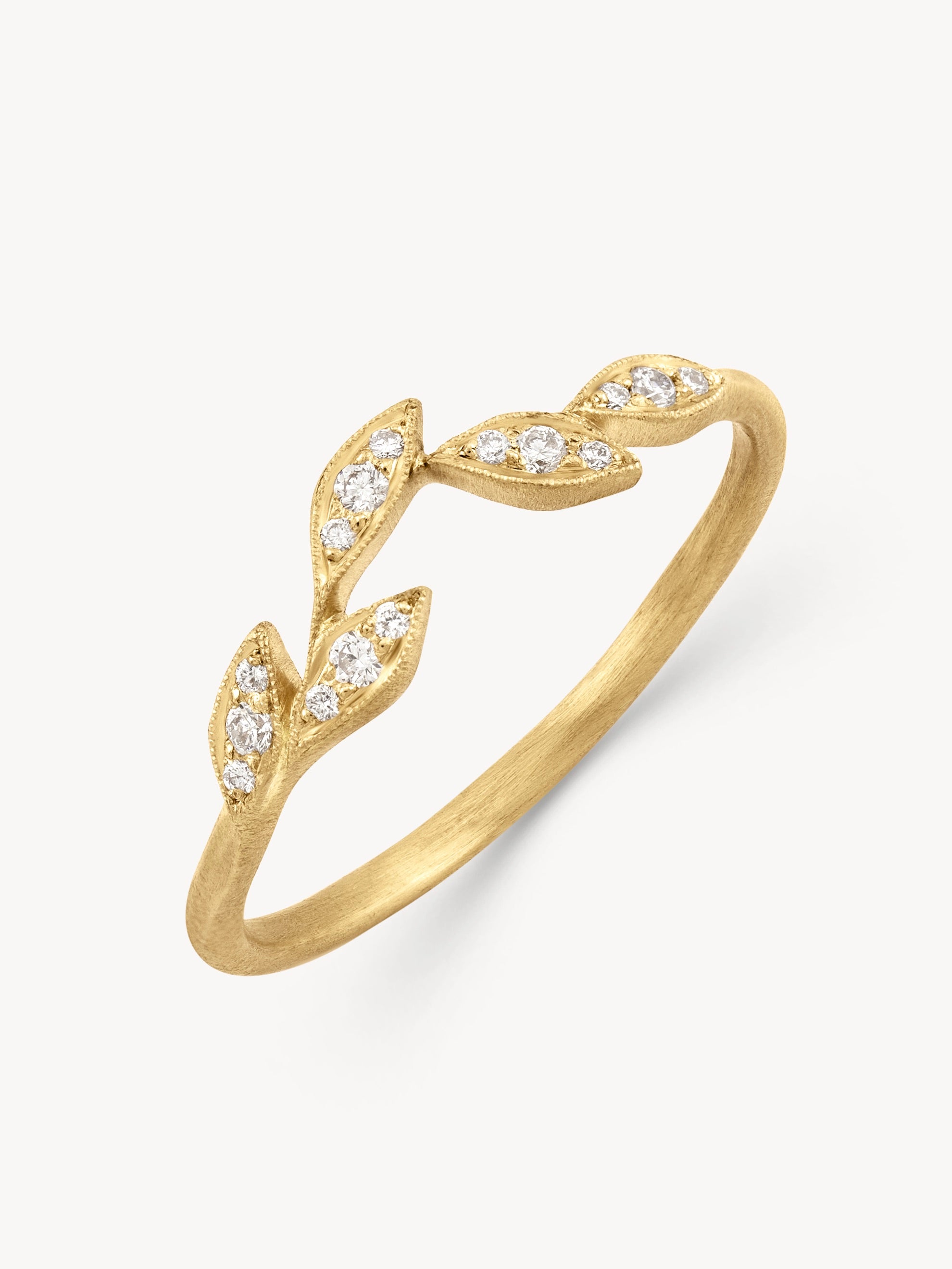 Yasuko Azuma 5 Leaf Curve Ring in 18k Yellow Gold | Audry Rose