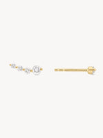 Curved Diamond Studs